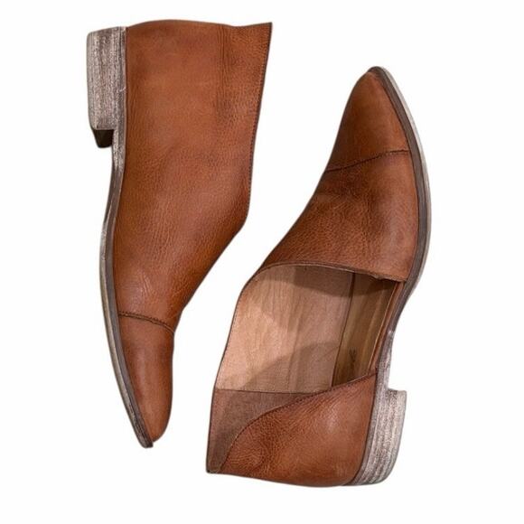 Free People Royale Flat In Luggage Brown - Picture 4 of 12